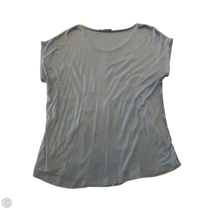 Top Short Sleeve By Crosby In Blue, Size: L
