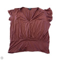 Top Short Sleeve By Express In Purple, Size: L