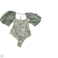 Top Short Sleeve By Free People In Cream & Green, Size: Xs