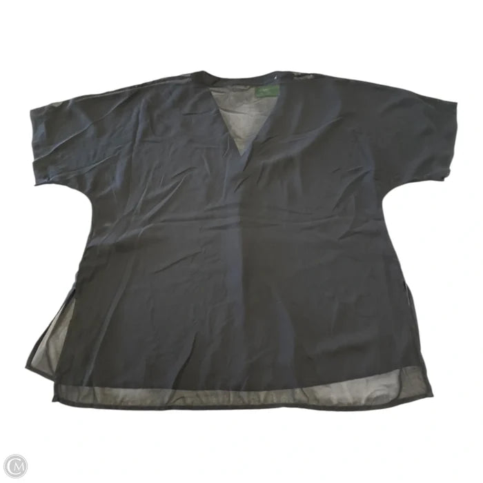 Top Short Sleeve By H&m In Black, Size: 6