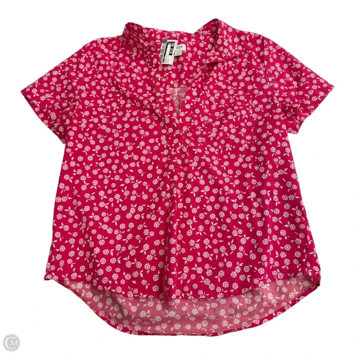 Top Short Sleeve By J. Crew In Floral Print, Size: S