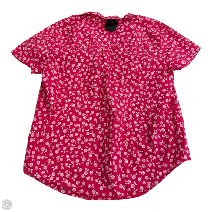 Top Short Sleeve By J. Crew In Floral Print, Size: S