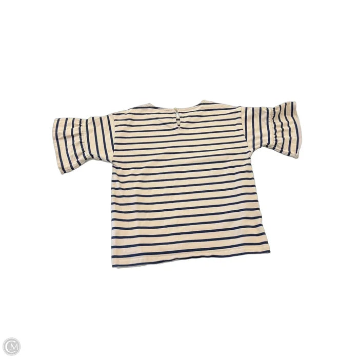 Top Short Sleeve By J. Crew In Striped Pattern, Size: S