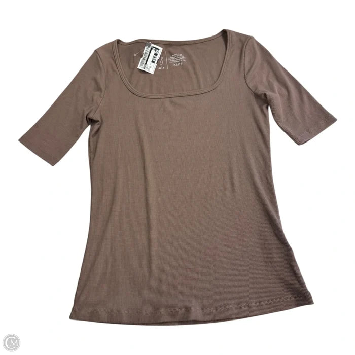 Top Short Sleeve By Joie In Brown, Size: Xs