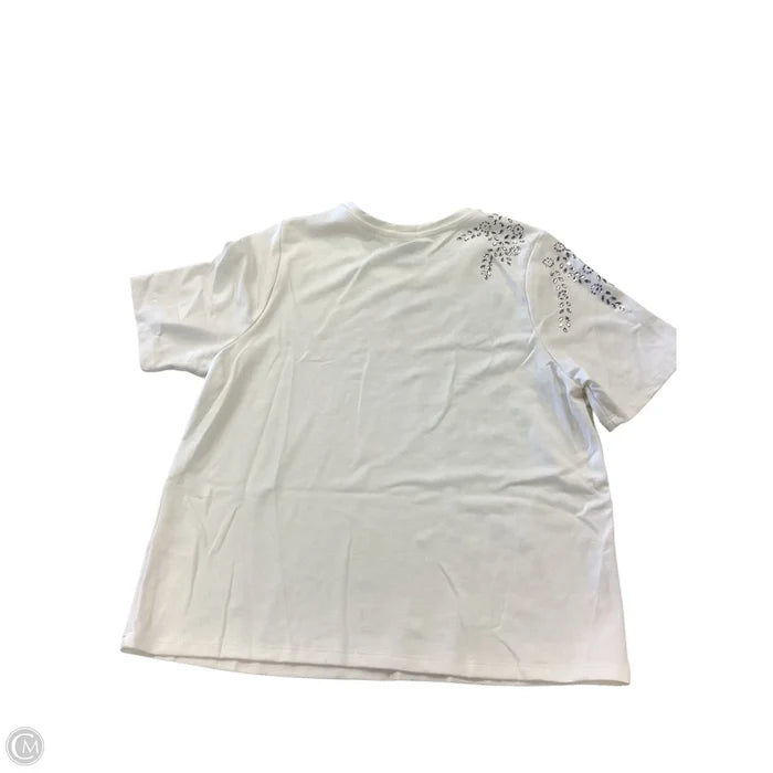 Top Short Sleeve By Joie In Cream, Size: M