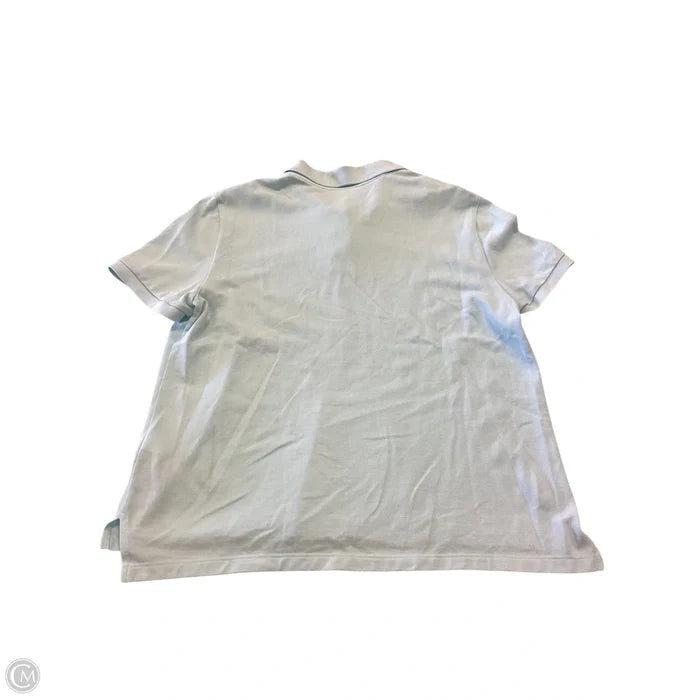 Top Short Sleeve By Lacoste In Blue, Size: Xl