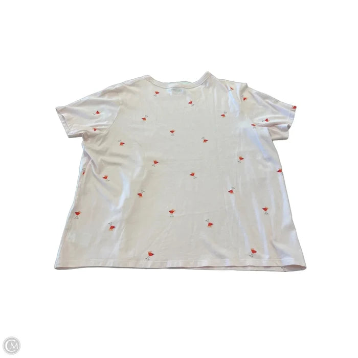 Top Short Sleeve By Old Navy In Pink & Red, Size: Xl