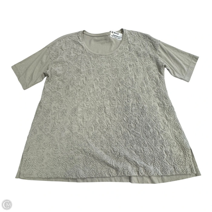 Top Short Sleeve By Pure Jill In Brown, Size: M