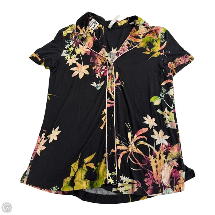 Top Short Sleeve By Soma In Floral Print, Size: M