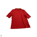 Top Short Sleeve By Talbots In Red, Size: M
