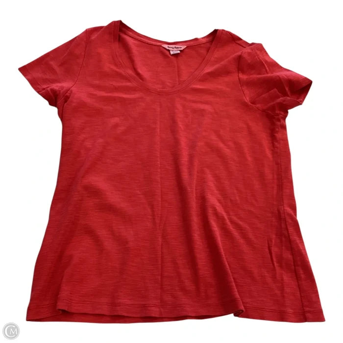 Top Short Sleeve By Tommy Bahama In Red, Size: Xl