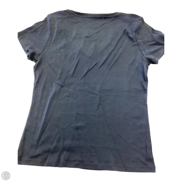 Top Short Sleeve By Tommy Hilfiger In Navy, Size: L