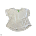 Top Short Sleeve By Tranquility In White, Size: Xl