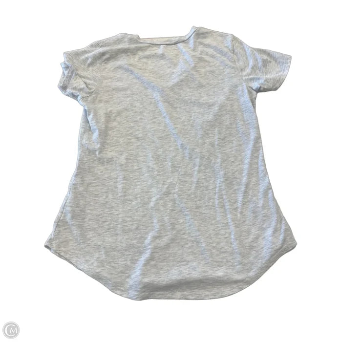 Top Short Sleeve By Z Supply In Grey, Size: L