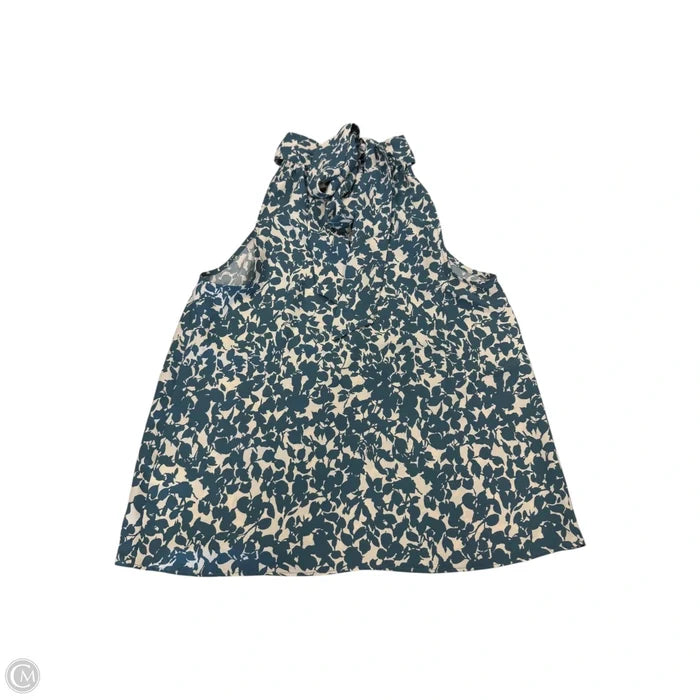 Top Sleeveless By 1.state In Blue & Cream, Size: Xs