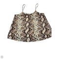 Top Sleeveless By Altard State In Snakeskin Print, Size: S