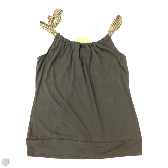 Top Sleeveless By Ann Taylor In Navy, Size: M