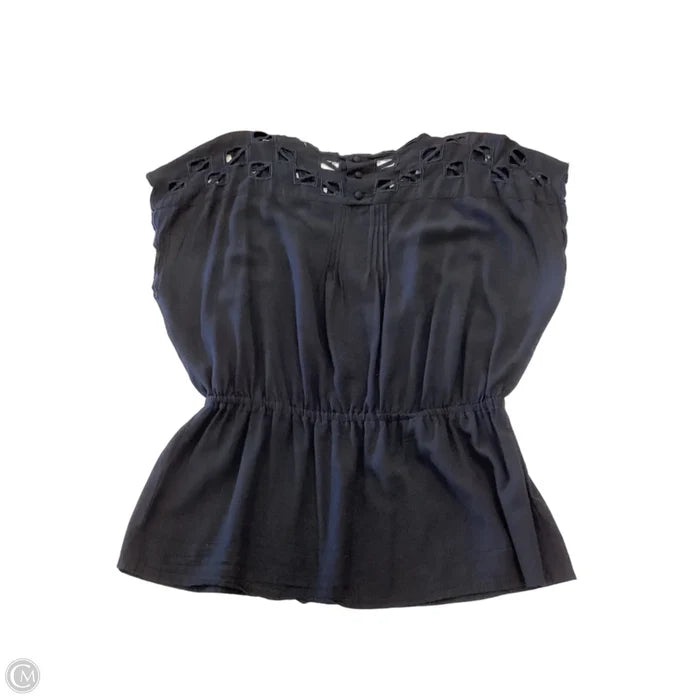 Top Sleeveless By Clothes Mentor In Black, Size: L