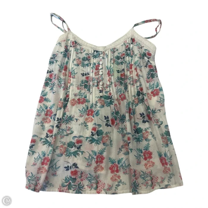 Top Sleeveless By Clothes Mentor In Floral Print, Size: 6