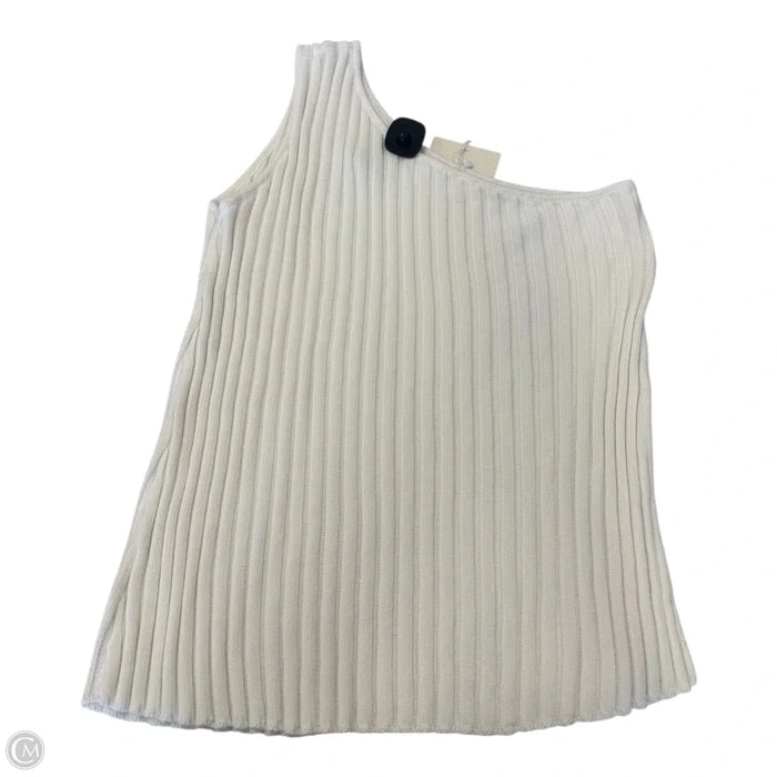 Top Sleeveless By Cmc In White, Size: Xxl