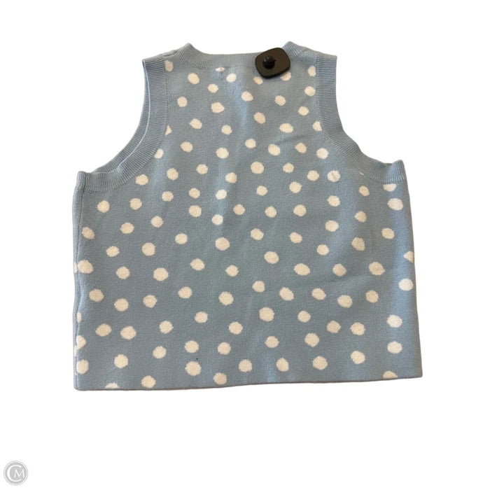 Top Sleeveless By Sincerely Jules In Polkadot Pattern, Size: M