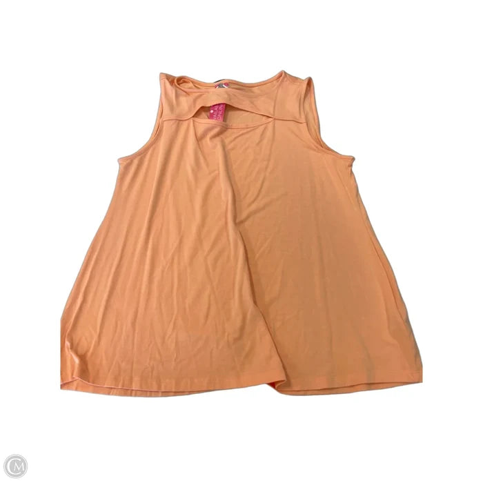 Top Sleeveless By Soft Surroundings In Orange, Size: Xl