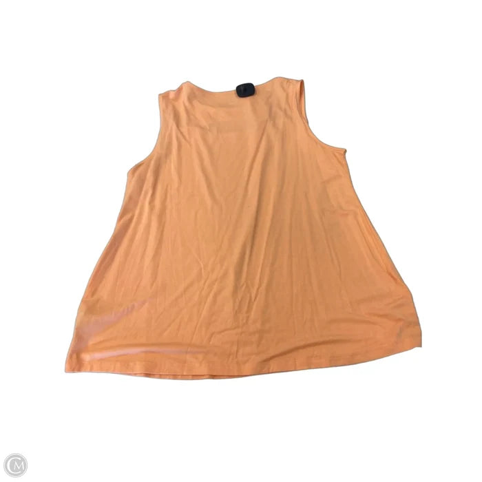 Top Sleeveless By Soft Surroundings In Orange, Size: Xl