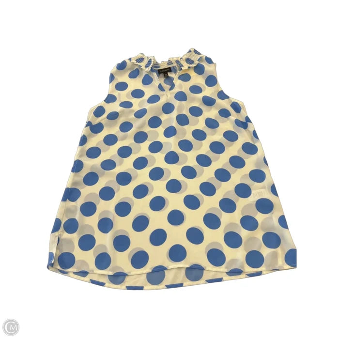 Top Sleeveless By Talbots In Polkadot Pattern, Size: Xs