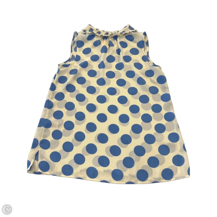 Top Sleeveless By Talbots In Polkadot Pattern, Size: Xs
