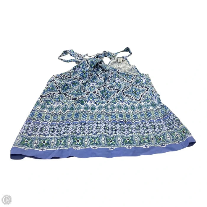 Top Sleeveless By Tommy Bahama In Blue & Green, Size: L