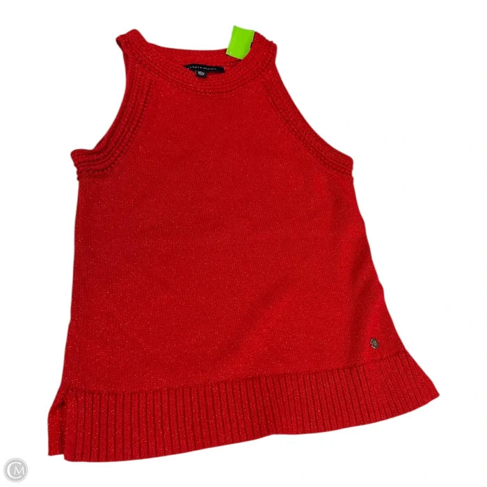 Top Sleeveless By Tommy Hilfiger In Red, Size: Xs