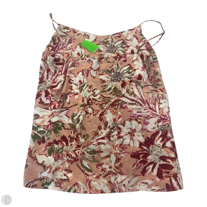 Top Sleeveless By Violet And Claire In Pink & White, Size: S