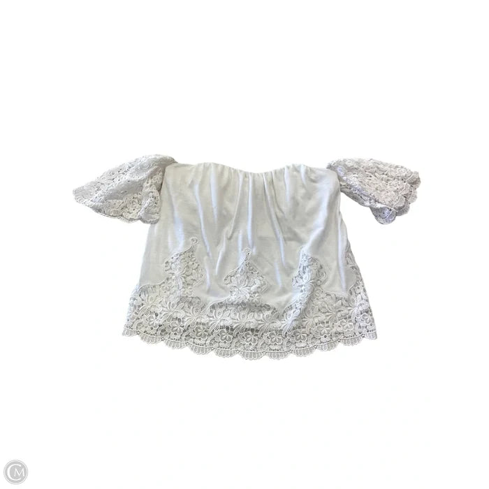 Top Sleeveless By White House Black Market In White, Size: 2