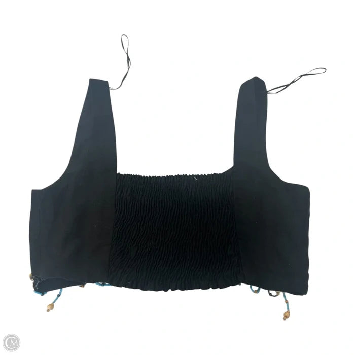 Top Sleeveless By Zara In Black, Size: L