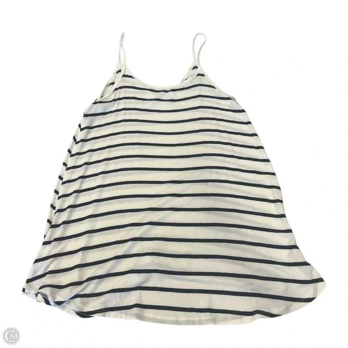Top Sleeveless By Zenana In Black & White, Size: M
