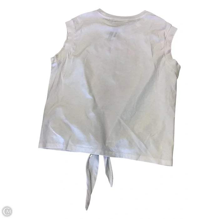 Top Sleeveless Designer By Michael Kors In White, Size: Xs