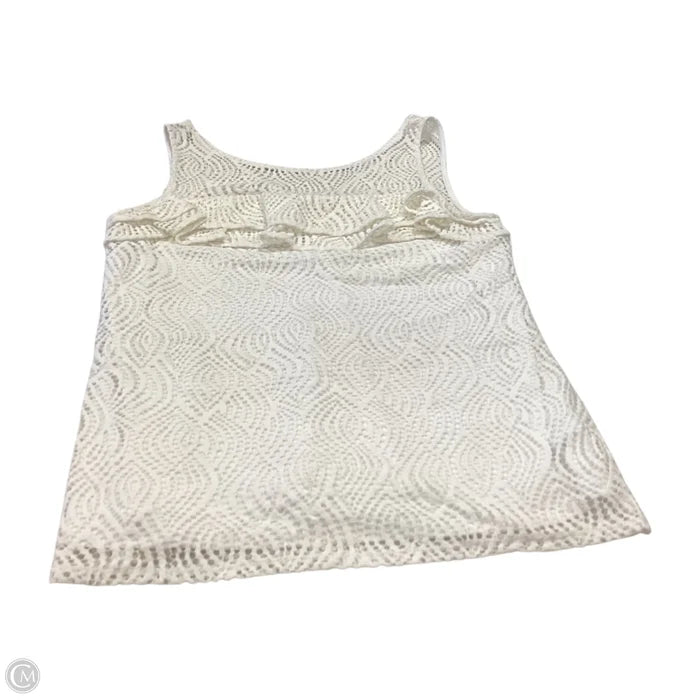 Top Sleeveless Designer By Lilly Pulitzer In White, Size: M