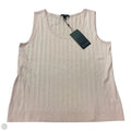 Top Sleeveless Luxury Designer By St John Collection In Pink, Size: Xl