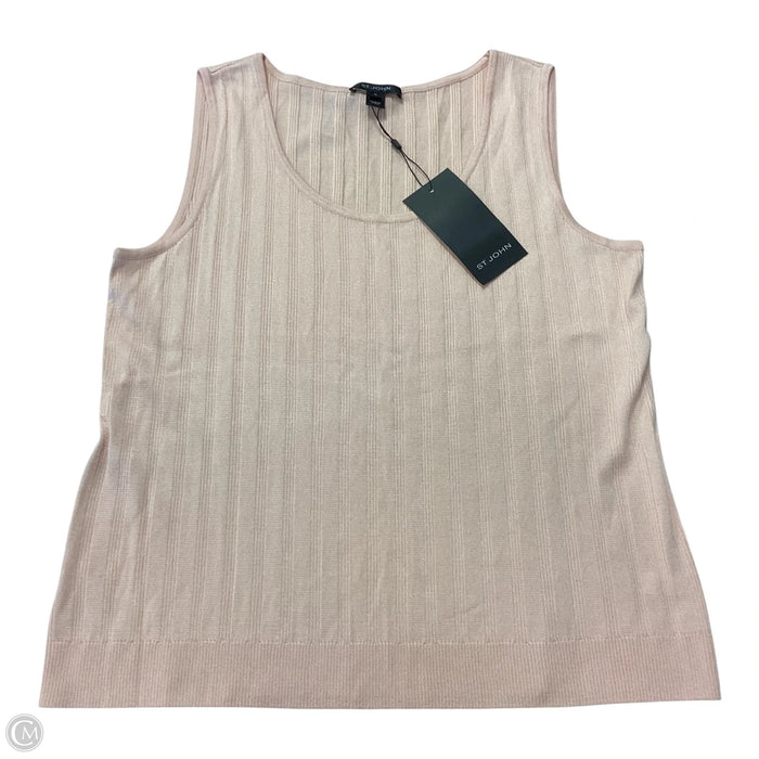 Top Sleeveless Luxury Designer By St John Collection In Pink, Size: Xl