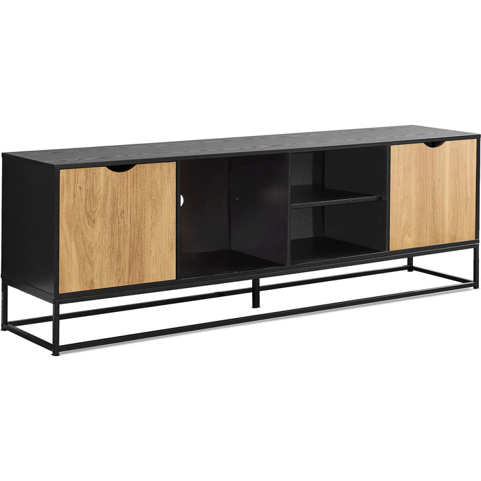 TV Stand - Black/Natural