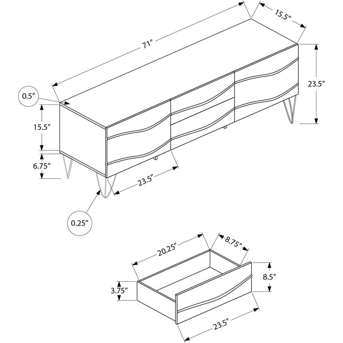 TV Stand - Brown