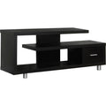 TV Stand - Espresso/Silver