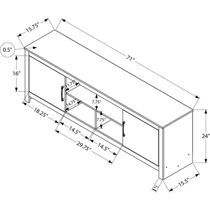 TV Stand - Grey