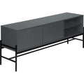 TV Stand - Grey/Black