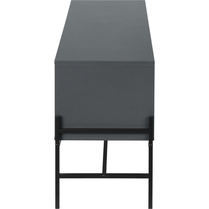 TV Stand - Grey/Black