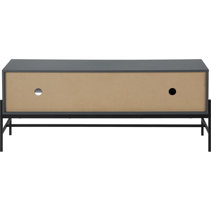 TV Stand - Grey/Black