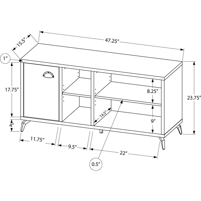 TV Stand - Grey/Brown