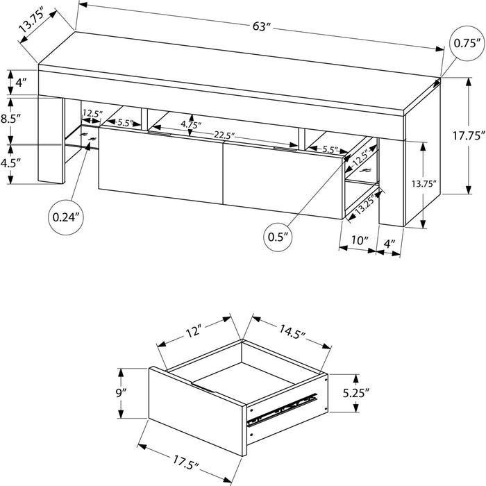 TV Stand - White