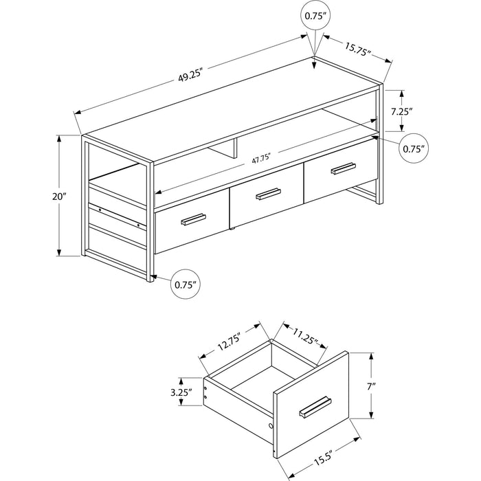 TV Stand - White