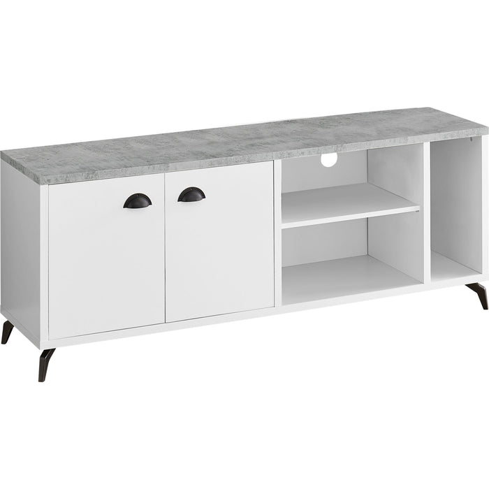 TV Stand - White/Grey